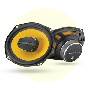 بلندگو بیضی ماشین