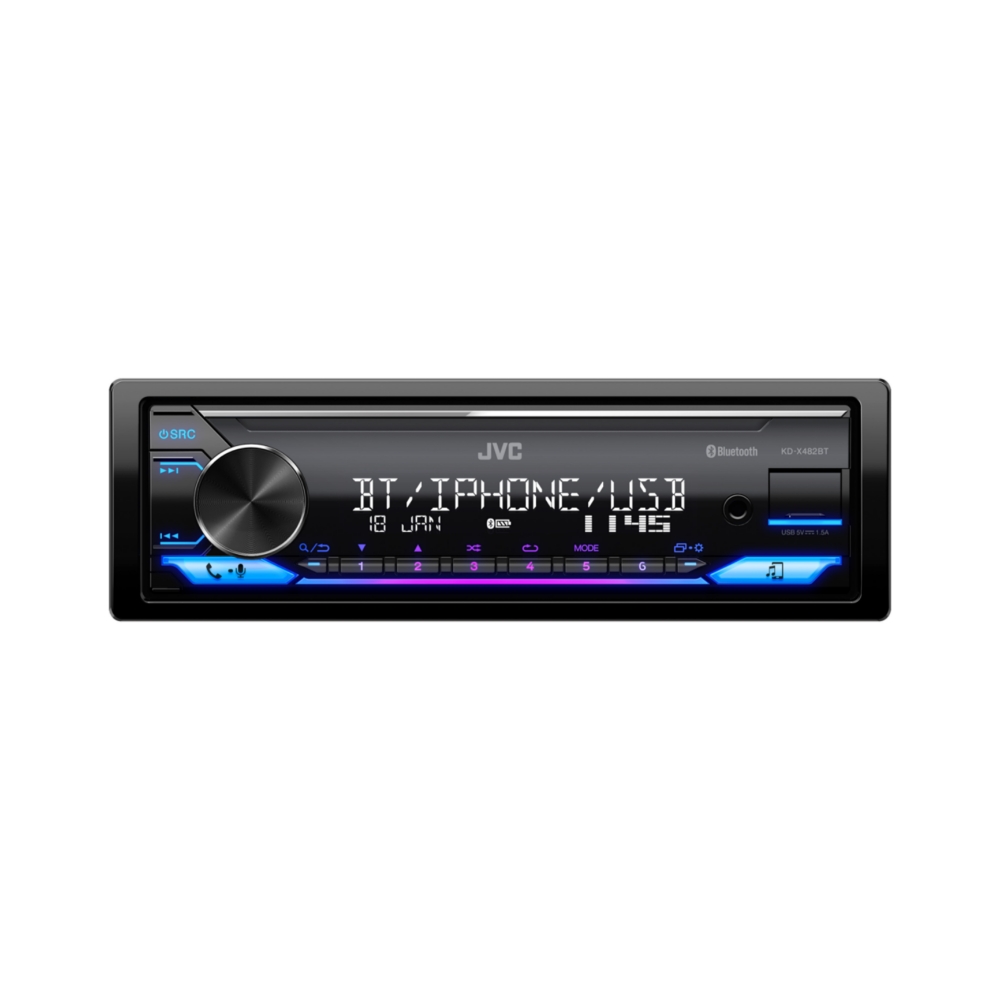 هدیونیت جی وی سی JVC KD-X482BT Face blue