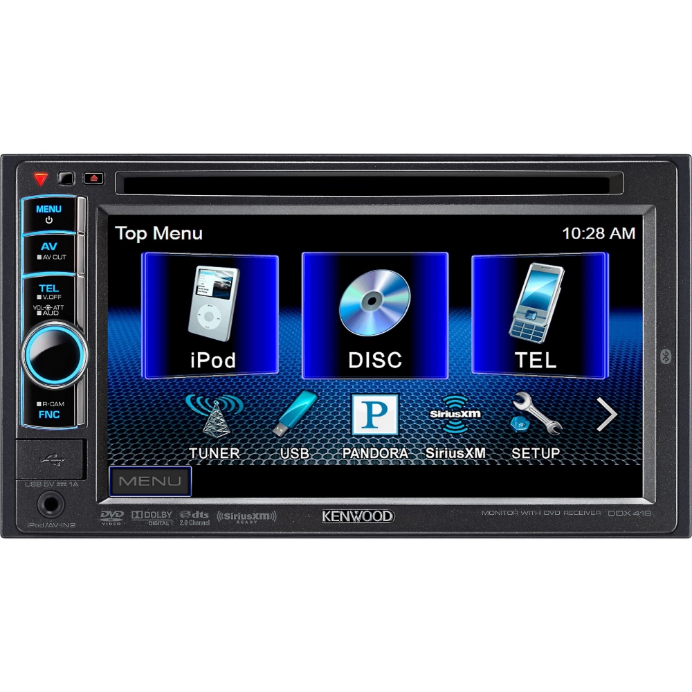 پخش تصویری کنوود Kenwood DDX419BT Panel