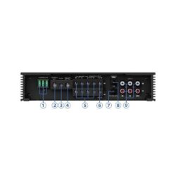 آمپلی فایر کنوود اکسلون 8001 Kenwood X8001-5 Input output